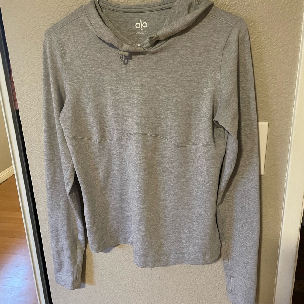 ALO Yoga Alosoft Hooded Runner Long Sleeve
